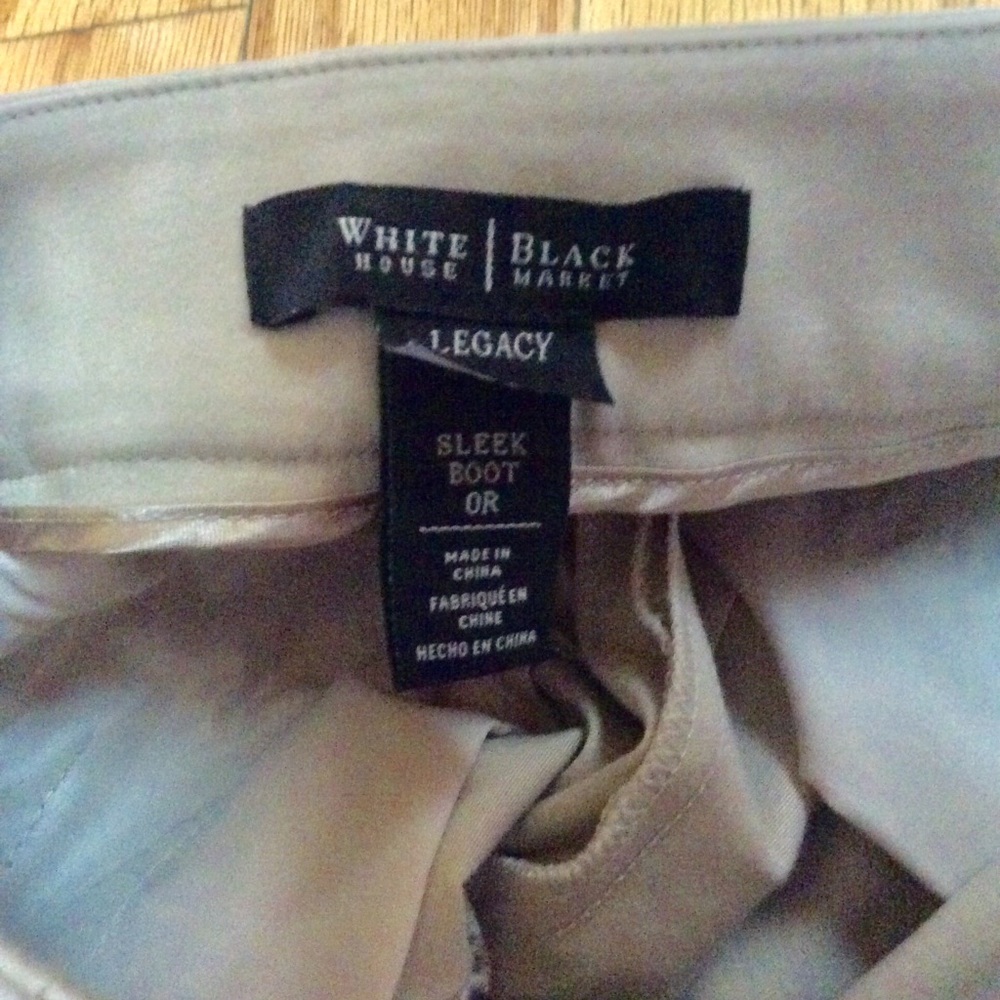 WHBM Khaki Boot Cut Pants - Picture 6 of 7